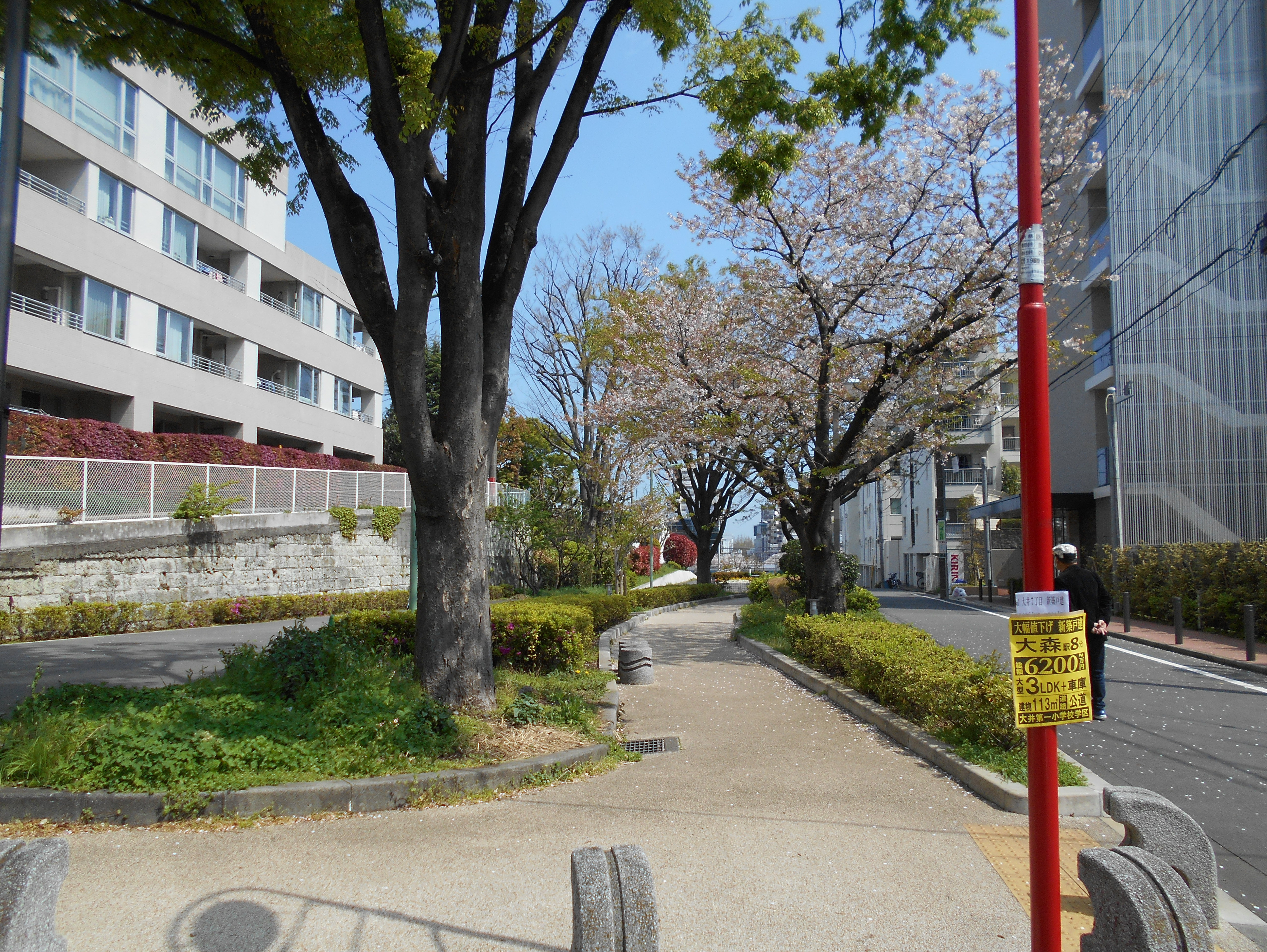 庚塚公園あたり